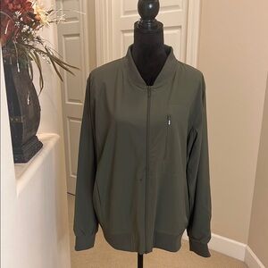 Banana Republic Dark Army Green Bomber Jacket XL